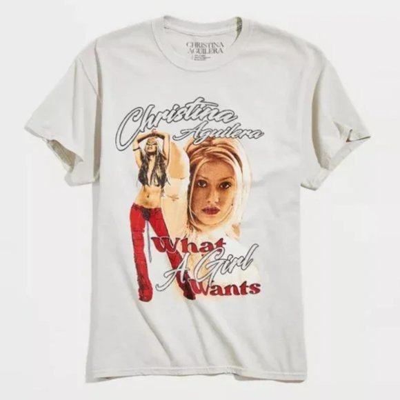 Christina Aguilera What A Girl Wants Tee S - Picture 1 of 10